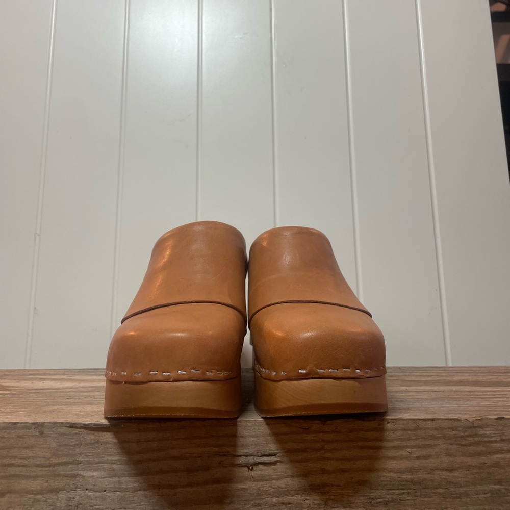 Swedish Hasbeens Covered Clogs